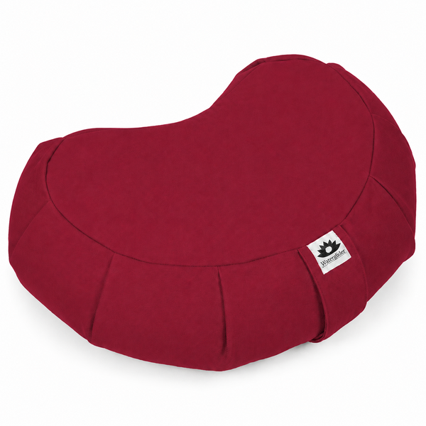 Crescent Meditation Cushion - Buckwheat Hull