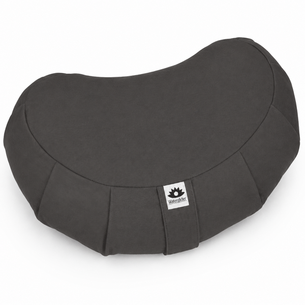 Crescent Meditation Cushion - Buckwheat Hull