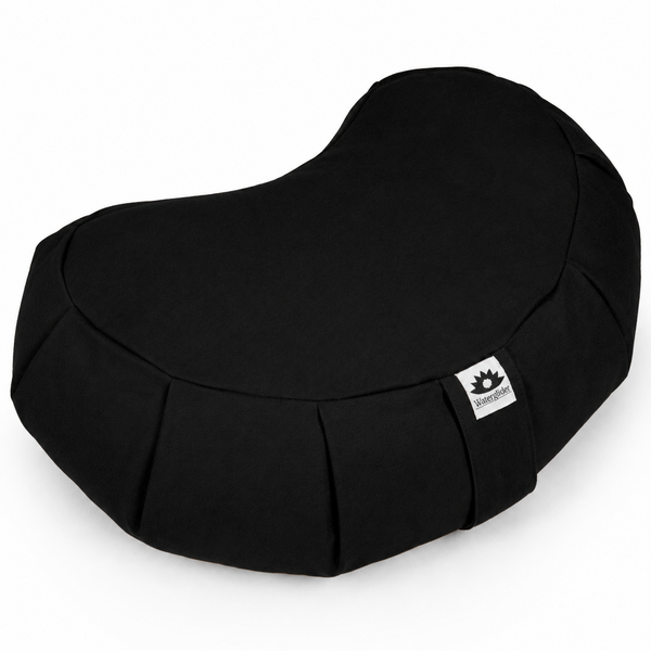 Crescent Meditation Cushion - Buckwheat Hull