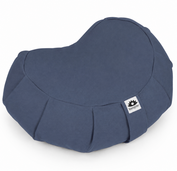 Crescent Meditation Cushion - Buckwheat Hull