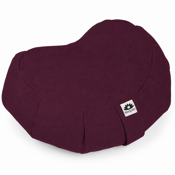 Crescent Meditation Cushion - Buckwheat Hull