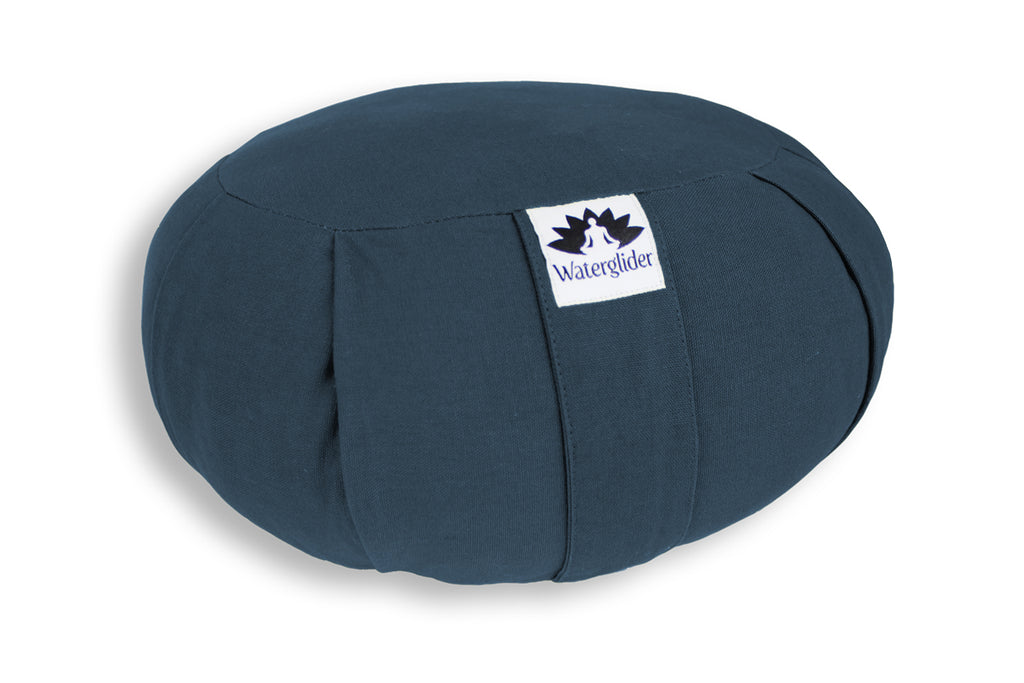 Buckwheat Pillow Yoga-Mad Pleated Round Zafu Meditation Cushion